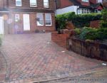 AFTER: Marshalls Tegula paving laid at 45 degree to the property 