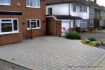 Driveway constructed using Clasico deco paver's set at 45 degree to property