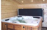 New treated log cabin for hot tub supplied and installed